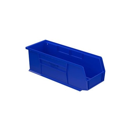 Akro-Mils Hang & Stack Storage Bin, Plastic, Blue, 12 PK 30234 BLUE